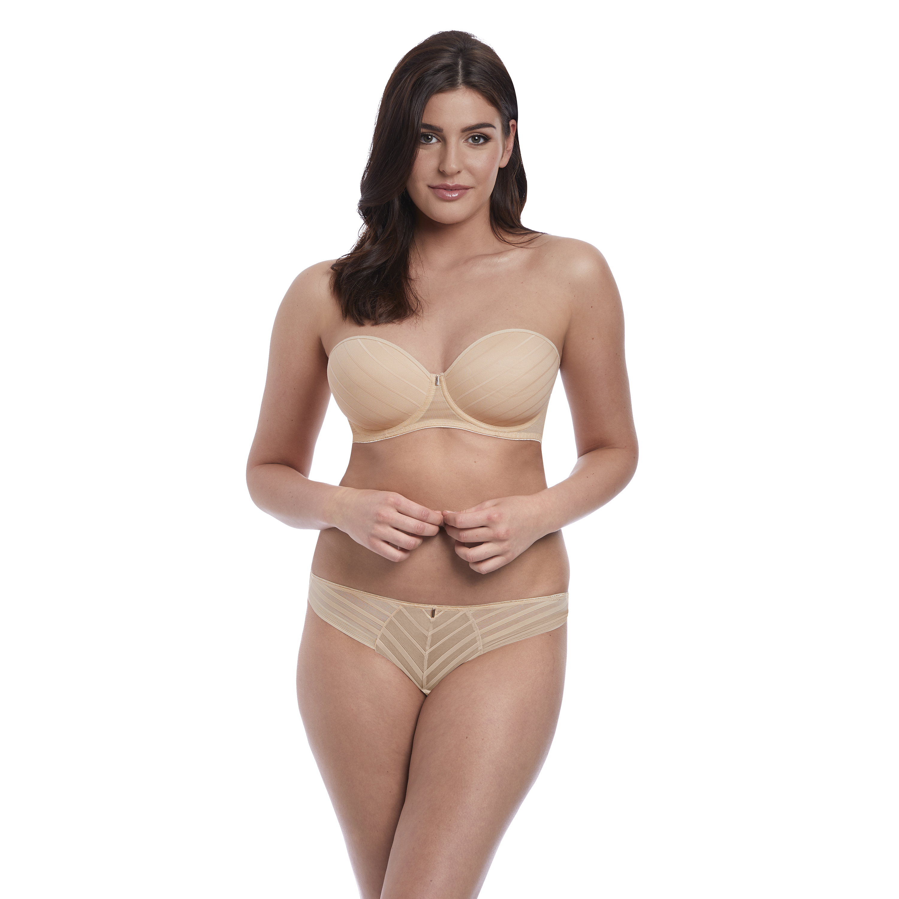 Super push-up strapless bra with lace, Bra's and Torsolettes