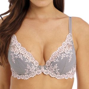 Wacoal Embrace Lace Plunge (Smoke/Crystal)