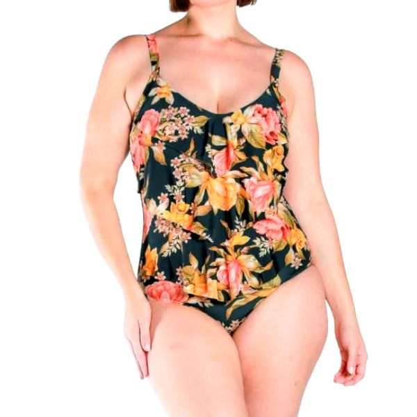 Capriosca 3 Tiered One Piece Black