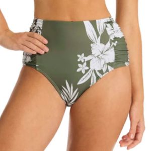 Sea Level Aloha High Waist Gathered Brief