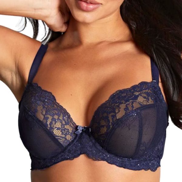 Panache Ana Plunge Bra -Midnight Sequins